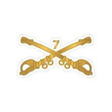 Load image into Gallery viewer, Kiss-Cut Stickers - Army - 7th Cavalry Branch wo Txt X 300
