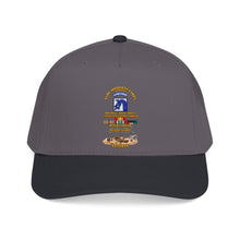 Load image into Gallery viewer, Mid Profile Baseball Cap - XVIII Airborne Corps Desert Storm Ribbons - with Scene - 3D - Transparent

