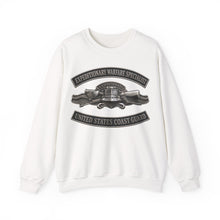 Load image into Gallery viewer, Crewneck Sweatshirt - USCG - Expeditionary Warfare Specialist w txt - 3D - Enhanced
