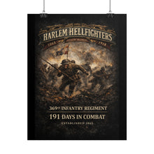 Load image into Gallery viewer, Rolled Posters - 369th Infantry Regiment - Harlem Hellfighters charging through chaos - Max DPI - Shirt - Front
