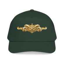 Load image into Gallery viewer, Mid Profile Baseball Cap - USCG - Cutterman - Officer wo txt - 3D - Enhanced
