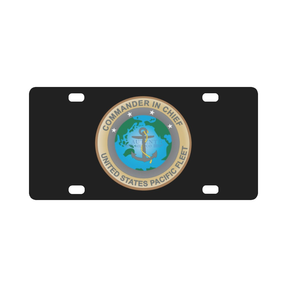 Commander In Chief - US Pacific Fleet X 300 Classic License Plate