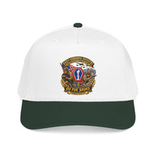 Load image into Gallery viewer, Mid Profile Baseball Cap - Army - 442nd Airborne Infantry Regimental Combat Team - 3D - Enhanced with EUR WWII SVC
