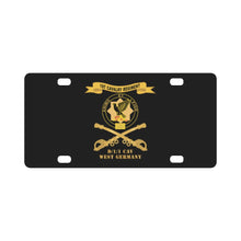 Load image into Gallery viewer, Army - 1st Cavalry Regiment w Br - Ribbon - D-1-1 CAV West Germany X 300 Classic License Plate
