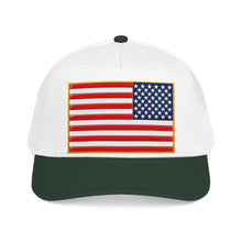Load image into Gallery viewer, Mid Profile Baseball Cap - Flag - United States - 3D - Enhanced
