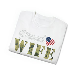 Unisex Ultra Cotton Tee - Proud Wife Of A Us Army Veteran - Ralph X 300