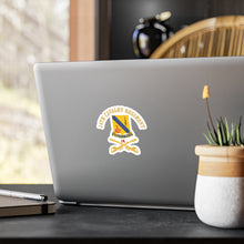 Load image into Gallery viewer, Kiss-Cut Vinyl Decals - Army - 14th Cavalry Regiment w Cav Br - Red Txt X 300
