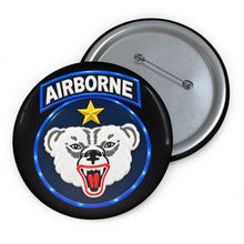 Load image into Gallery viewer, Custom Pin Buttons - Arctic Airborne Ranger - 3D - Enhanced
