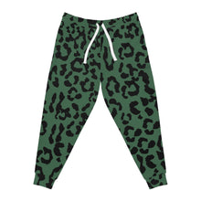 Load image into Gallery viewer, Athletic Joggers (AOP) - Leopard Camouflage - Green-Black
