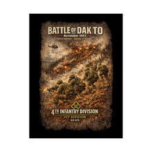 Load image into Gallery viewer, Matte Poster - 4th Infantry Division - Battle of Dak To - 1967
