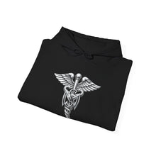 Load image into Gallery viewer, Hoodie – Army Medical Service Corps (MS) Branch Insignia - 3D - Silver - Enhanced
