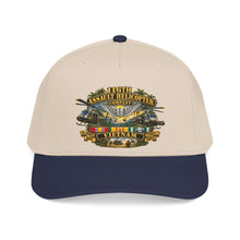 Load image into Gallery viewer, Mid Profile Baseball Cap - Army - 116th Assault Helicopter Co w  Aviator Badge w VN SVC - HORNETS - 3D - Enhanced
