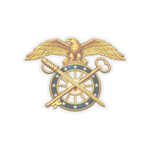Load image into Gallery viewer, Kiss-Cut Stickers - Quartermaster Corps Branch Insignia - 3D - Enhanced
