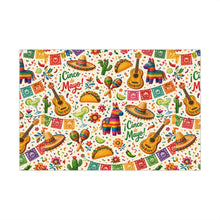 Load image into Gallery viewer, Gift Wrap Paper — Fiesta pattern para Cinco de Mayo
