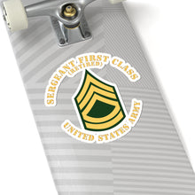Load image into Gallery viewer, Kiss-Cut Stickers - Army - Sergeant First Class - SFC - Retired - Flat X 300
