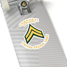 Load image into Gallery viewer, Kiss-Cut Stickers - Army - Corporal - CPL - Retired - Flat X 300
