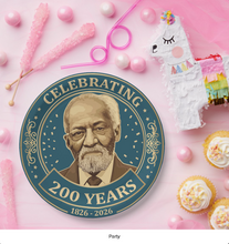 Load image into Gallery viewer, Paper Plate - Solomon Koonce - Celebrating 200 Years
