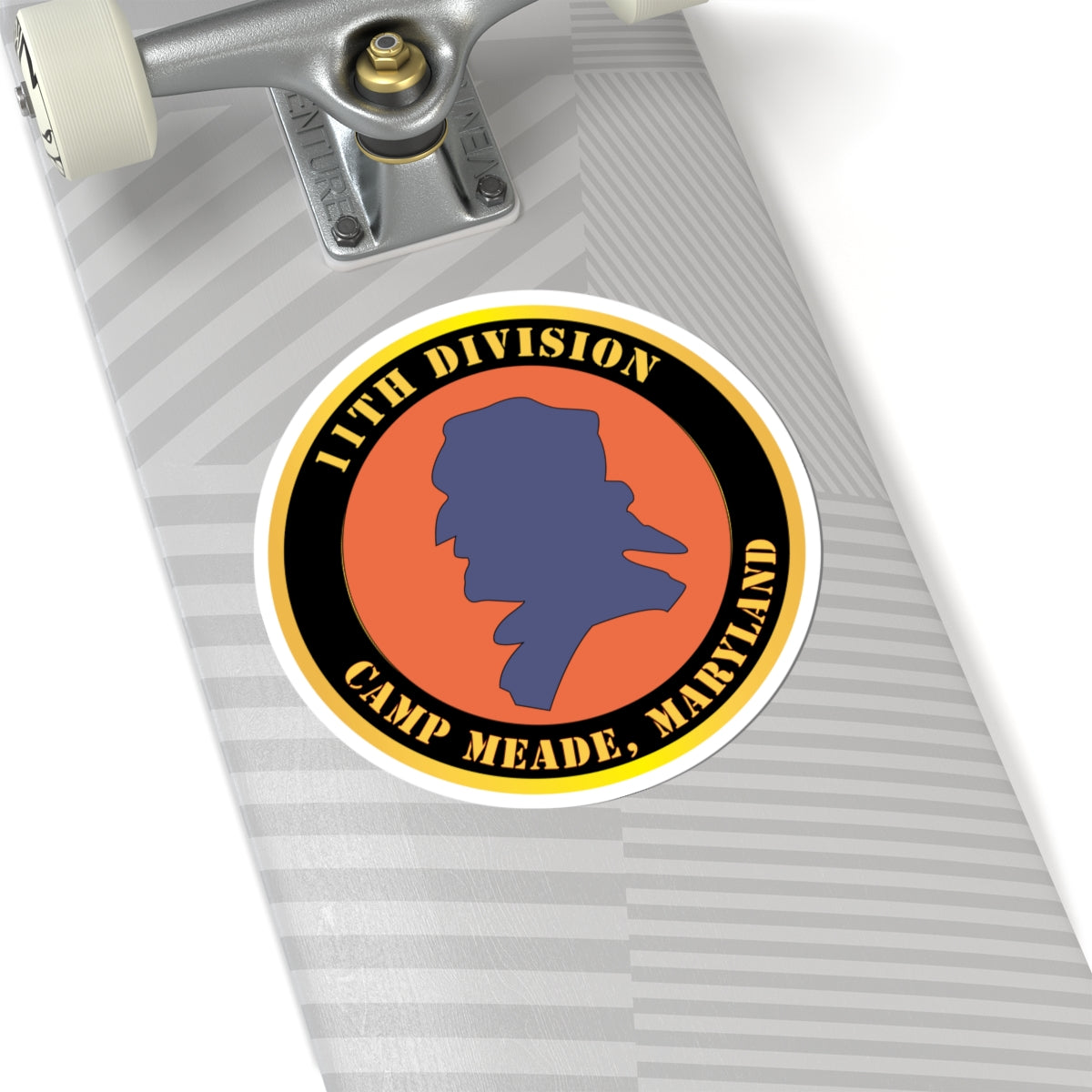 Kiss-Cut Stickers - Army - 11th Division - Camp Meade, Maryland X 300 ...
