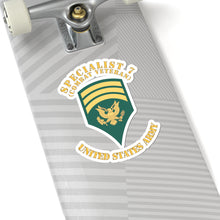 Load image into Gallery viewer, Kiss-Cut Stickers - Army - Enlisted - SPEC 7 - Specialist 7  - Std - Retired X 300
