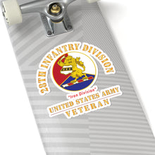 Load image into Gallery viewer, Kiss - Cut Stickers - Army - DUI - 28th Infantry Division - Iron Division - US Army Veteran X 300
