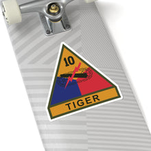 Load image into Gallery viewer, Kiss-Cut Stickers - SSI - 10th Armored Division w Name Tape X 300
