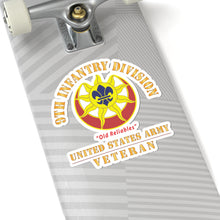 Load image into Gallery viewer, Kiss - Cut Stickers - Army - DUI - 9th Infantry Division - Old Reliables - US Army Veteran X 300
