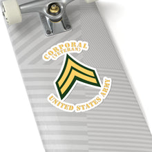 Load image into Gallery viewer, Kiss-Cut Stickers - Army - Corporal - CPL - Veteran - Flat X 300
