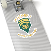 Load image into Gallery viewer, Kiss-Cut Stickers - Army - Enlisted - SPEC 7 - Specialist 7  - Std - Veteran X 300

