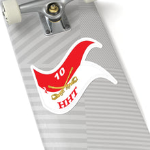 Load image into Gallery viewer, Kiss-Cut Stickers - Army - HHT -  1st Squadron - 10th Cavalry Guidon - Waving X 300
