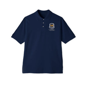 Men's Piqué Polo - Jag Corps Crest - Pen is Mighter