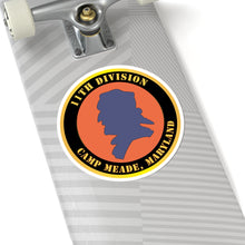 Load image into Gallery viewer, Kiss - Cut Stickers - Army - 11th Division - Camp Meade, Maryland X 300
