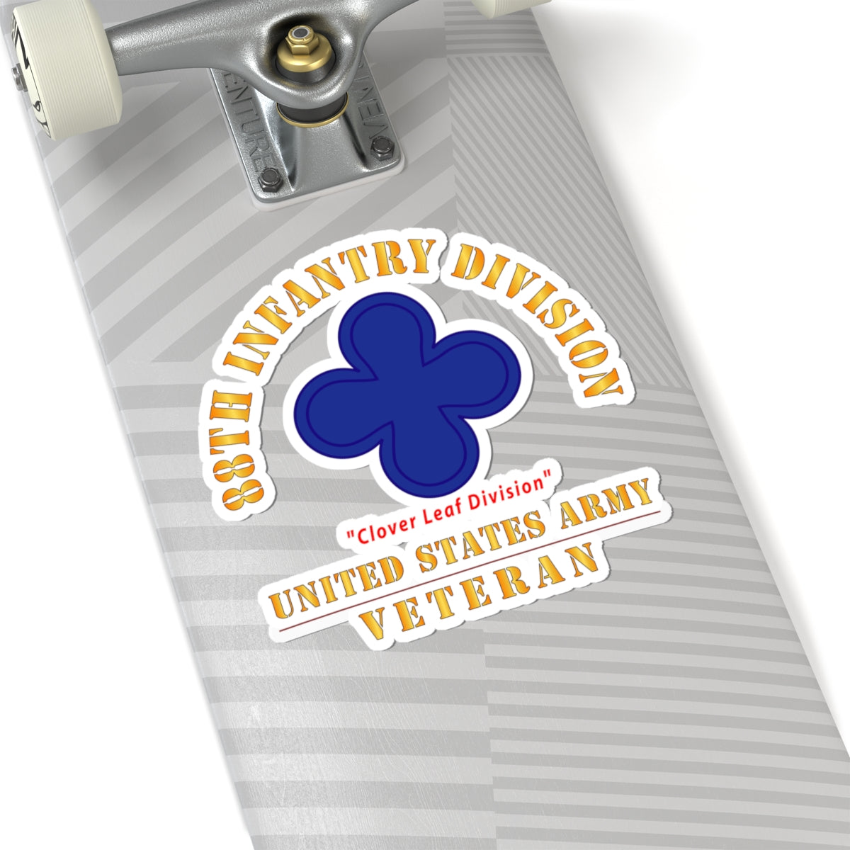 Kiss-Cut Stickers - Army - SSI - 88th Infantry Division - Clover Leaf ...