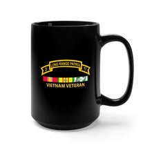 Load image into Gallery viewer, Black Mug 15oz - Troop D 17th Cav Long Range Patrol Vietnam Vet w VN SVC
