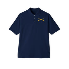 Load image into Gallery viewer, Men&#39;s Piqué Polo - Infantry Branch - Crossed Rifles
