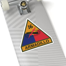 Load image into Gallery viewer, Kiss-Cut Stickers - SSI - 16th Armored Division w Name Tape X 300
