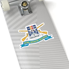 Load image into Gallery viewer, Kiss-Cut Stickers - Army - 293rd Infantry Regiment - DUI w Br - Ribbon X 300
