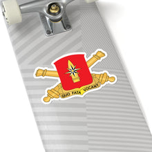 Load image into Gallery viewer, Kiss-Cut Stickers - 43rd Field Artillery Battalion - Red w Branch wo Txt
