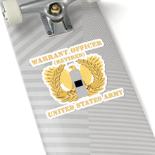 Load image into Gallery viewer, Kiss-Cut Stickers - Army - Warrant Officer - W01 - Retired - Flat - Eagle and Bar X 300
