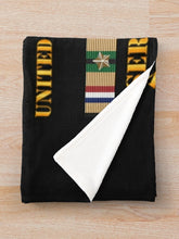 Load image into Gallery viewer, Army - XVIII Airborne Corps - US Army Central - Desert Storm Veteran Throw Blanket
