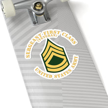 Load image into Gallery viewer, Kiss-Cut Stickers - Army - Sergeant First Class - SFC - Veteran - Flat X 300
