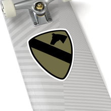 Load image into Gallery viewer, Kiss-Cut Stickers - SSI - 1st Cavalry Division - Subdued
