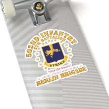 Load image into Gallery viewer, Kiss-Cut Stickers - Army - 5th Battalion 502nd Infantry - Berlin Brigade X 300
