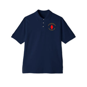 Men's Piqué Polo - 5th Infantry Division - US Army