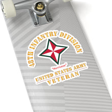 Load image into Gallery viewer, Kiss-Cut Stickers - Army - SSI - 48th Infantry Division - Hurricane - US Army Veteran X 300
