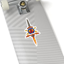 Load image into Gallery viewer, Kiss - Cut Stickers - Army - 56th Field Artillery Command - SSI w Br - Ribbon w Pershing - Firing
