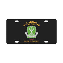 Load image into Gallery viewer, Army - DUI - 5th Armored Division - Victory - US Army X 300 Classic License Plate
