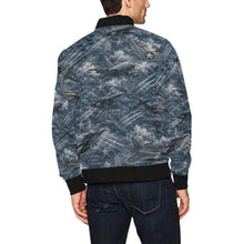 Load image into Gallery viewer, Bomber Jacket - Vintage Air Force Aviation Pattern
