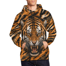Load image into Gallery viewer, AOP Hoodie - tiger-fur camouflage Men's All Over Print Hoodie (USA Size)
