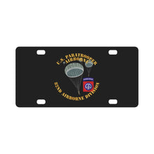 Load image into Gallery viewer, Army - US Paratrooper - 82nd wo Shadow Classic License Plate
