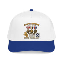 Load image into Gallery viewer, Mid Profile Baseball Cap - Army - Iraq War Veteran - 3rd Infantry Division - 3D - Enhanced
